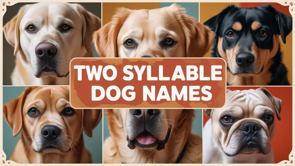 Two Syllable Dog Names