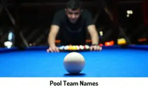 Pool Team Names