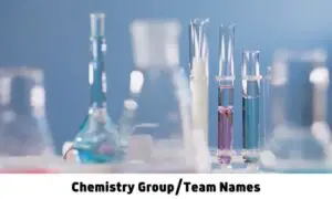 Chemistry Group Team Names