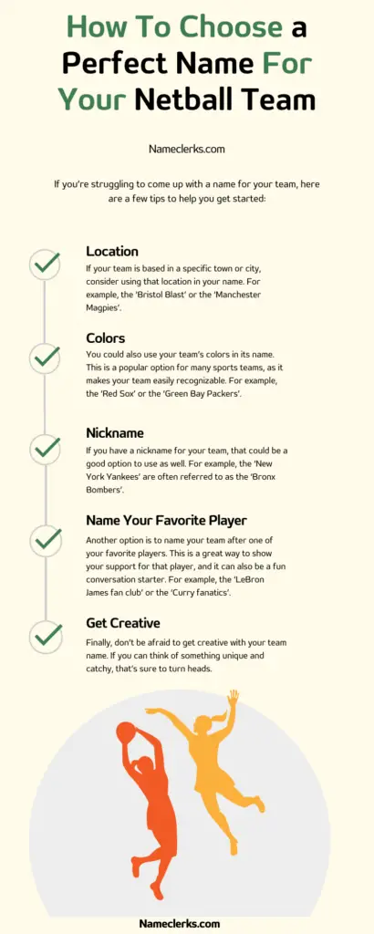 How To Choose a Perfect Name For Your Netball Team