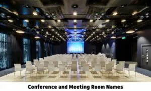 Conference and Meeting Room Names