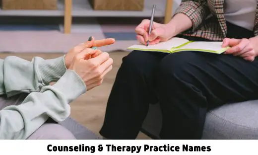Counseling & Therapy Practice Names