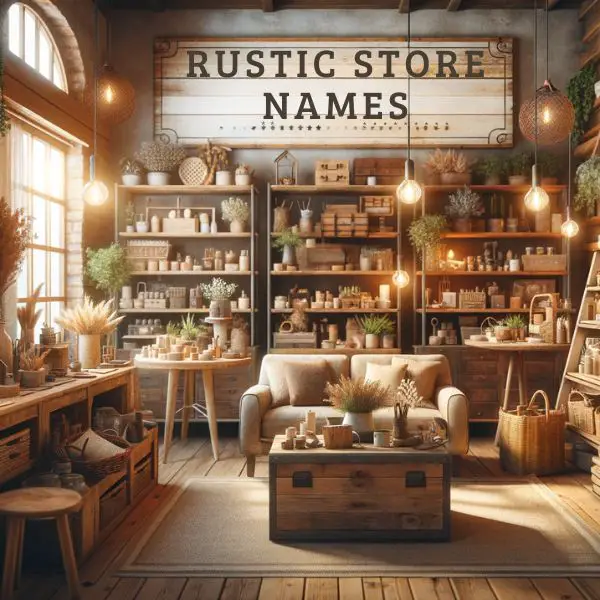 Rustic Store Names